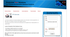 Desktop Screenshot of productivetechsolutions.com